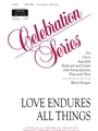 Love Endures All Things - Guitar edition