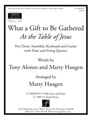 What a Gift to Be Gathered - Full Score and Parts