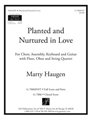 Planted and Nurtured in Love - Full Score and Parts