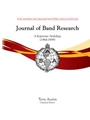 Journal Of Band Research