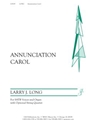 Annunciation Carol - Full Score and Parts