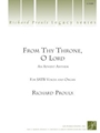 From Thy Throne, O Lord