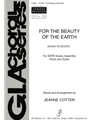 For the Beauty of the Earth - Guitar edition