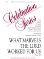 What Marvels the Lord Worked for Us - Instrument edition