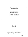 Worship the Lord - Set 1