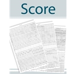 Hanerot Halalu - Brass and percussion score