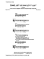 Come, Let Us Sing Joyfully (Venite)