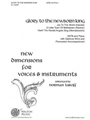 Glory to the Newborn King (Vocal Score)