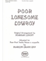 Poor Lonesome Cowboy (SSAA)