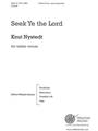 Seek Ye the Lord
