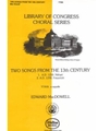 Two Songs from the 13th Century