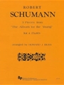 Three Pieces from "Album for the Young" - 4 C flutes - score and parts