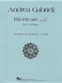 Ricercare on C - 4 C flutes - score and parts