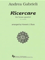 Ricercare on C - brass quartet (2-1-1 or 2-0-2) - score and parts