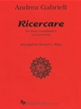 Ricercare on C - 4 trombones or bassoons - score and parts