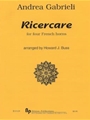 Ricercare - 4 horns - score and parts