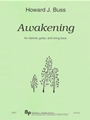 Awakening - clarinet, guitar, and string bass - score and parts