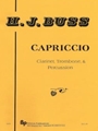 Capriccio - clarinet, trombone, and one percussion - score and parts