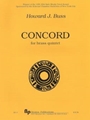 Concord - brass quintet - score and parts