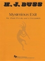 Mysterious Exit - solo flute and 4 percussion - score and parts