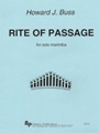 Rite of Passage - solo marimba - solo part