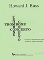 Trombone Concerto band score - trombone and band (score only) - score