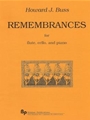 Remembrances - flute, cello, and piano - score and parts