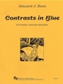 Contrasts in Blue - trumpet, trombone, and piano - score and parts