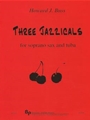 Three Jazzicals - soprano saxophone and tuba - score and parts