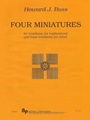 Four Miniatures - trombone (euphonium) and bass trombone (or tuba) duo - 2  scores