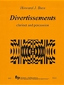 Divertissements - clarinet and percussion (1 or 2 players) - score and part