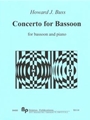 Concerto for Bassoon - bassoon and piano - score and part