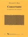 Concertante - euphonium, tuba and piano - score and parts