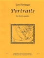 Portraits - French horn quartet - score and parts