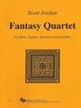 Fantasy Quartet - flute, clarinet, bassoon, and marimba - score and parts