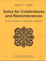 Solos for Celebrations and Remembrances - trombone or euphonium or bassoon solo - solo part