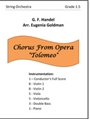 Chorus From Opera "Tolomeo" - Additional Score