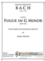 Little Fugue in G Minor for Saxophone Quartet