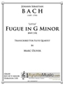 Little Fugue in G Minor for Flute Quartet