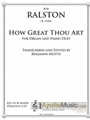 How Great Thou Art