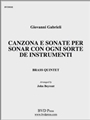 Canzona e Sonate Per Sonare con ogni Sorte de Instrumenti