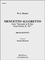 Menuetto Allegretto from "Gran Partita"