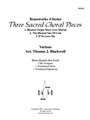 3 Sacred Choral Pieces