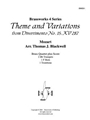 Theme & Variations from Divertimento No 15, K287