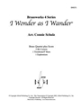 I Wonder as I Wander