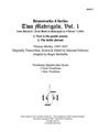 2 Madrigals, Vol. 1, Trb