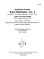 2 Madrigals, Vol. 2, Trb