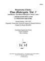 2 Madrigals, Vol. 7, Trb