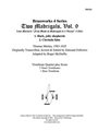 2 Madrigals, Vol. 9, Trb