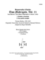 2 Madrigals, Vol.11